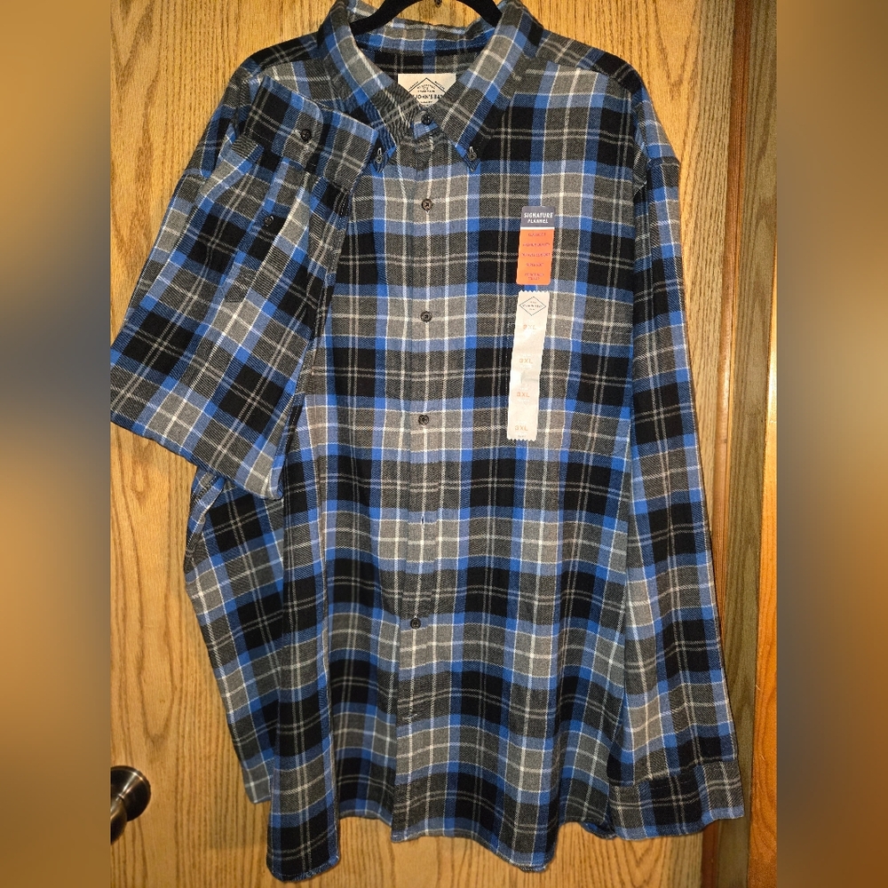 St John's Bay flannel super soft 3XL button-down shirt